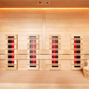 EAGO AWT Infrarotkabine E1250A-IR Hemlock 210x110 ohne Ofen