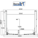 Benslift 2-Säulen-Hebebühne 5.0 T