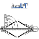 Benslift 2-Säulen-Hebebühne 5.0 T