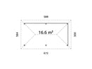 Palmako Bianca 16,6 m2 Set 109