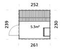 Palmako Grace Sauna 5,3 m2