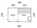 Palmako Grace Sauna 8,2 m2