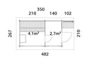 Palmako Sanna 6,8 m2