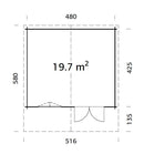 Palmako Britta 19,7 m2