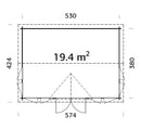 Palmako Claudia 19,4 m2