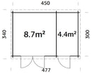 Palmako Ella 13,1 m2