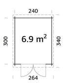 Palmako Ella 6,9 m2