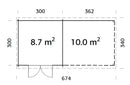Palmako Ella 8,7+10,0 m2