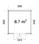 Palmako Ella 8,7 m2
