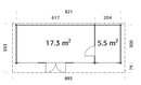 Palmako Heidi 22,8 m2