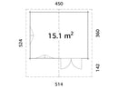 Palmako Helena 15,1 m2