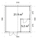 Palmako Irene 21,9+5,2 m2