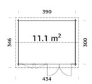 Palmako Iris 11,1 m2