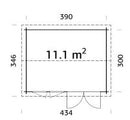 Palmako Iris 11,1 m2