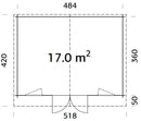 Palmako Klara 17,0 m2