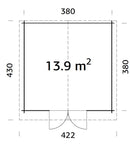 Palmako Lotta 13,9 m2