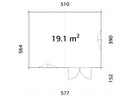 Palmako Sally 19,1 m2