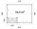 Palmako Susanna 16,4 m2