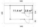 Palmako Cecilia 14,2 m2