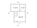 Palmako Emily 39,2 m2
