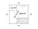 Palmako Emily 40,1+5,2 m2