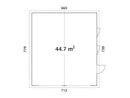 Palmako Andre 44,7 m2 ohne Tor