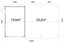 Palmako Roger 19,0+33,2 m2 kit