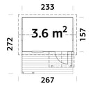 Palmako Otto 3,6 m2