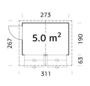 Palmako Stella 5,0 m2