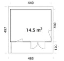Palmako Grace 14,5 m2