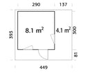 Palmako Grace 8,1+4,1 m2
