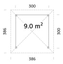 Palmako Betty 9,0 m2