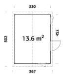 Palmako Hedwig 13,6 m2