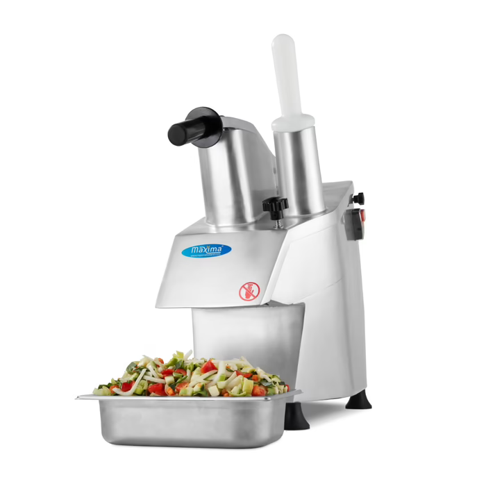 MAXIMA Gastro Gemüseschneidemaschine - Bis zu 450 kg/h - inkl. 5 Schnittscheiben - Gebraucht
