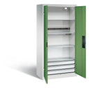 C+P Akkuladeschrank Serie 89, H1950xB930xT500mm