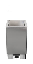 SARO Edelstahlmülleimer 60 Liter, Modell APOLLO