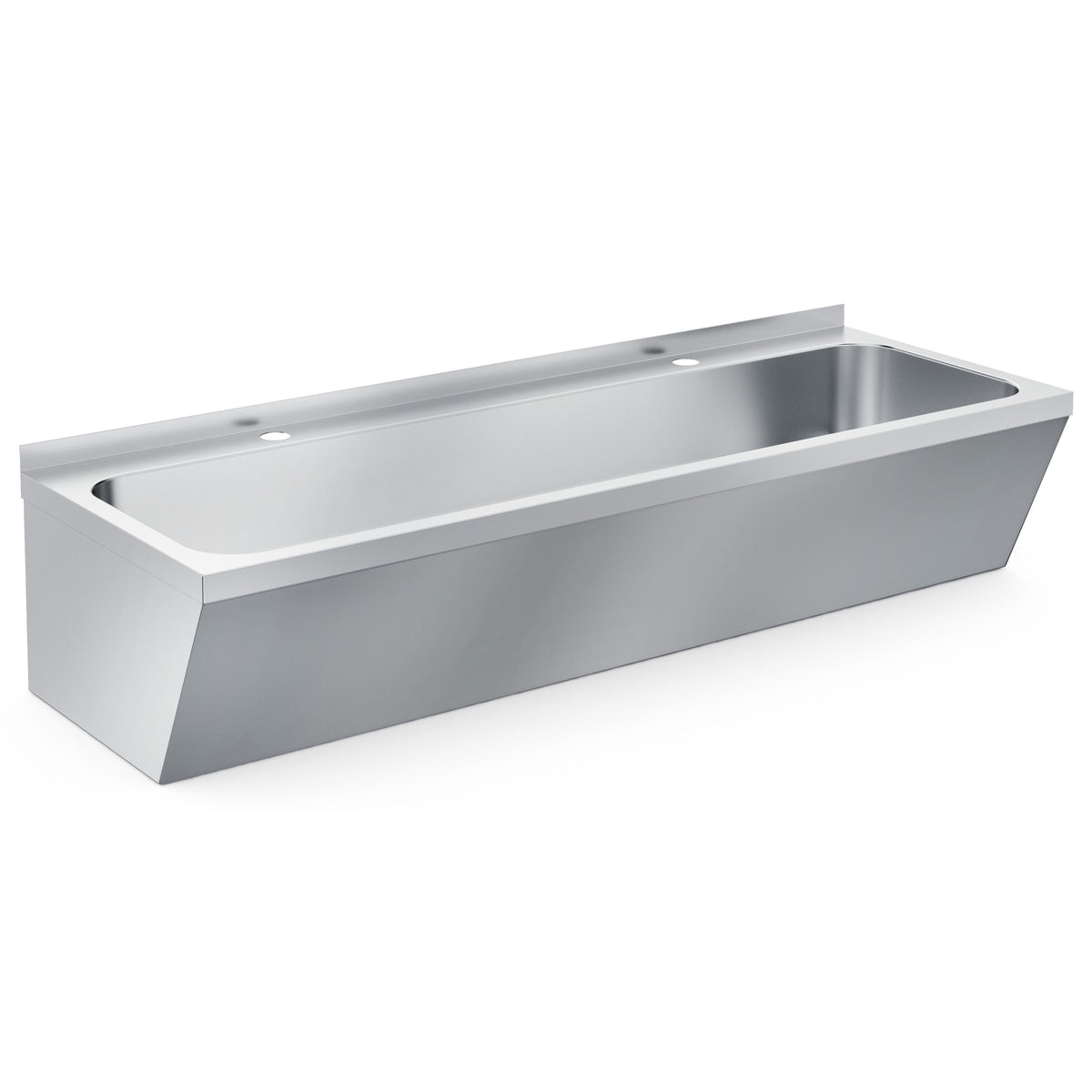 COMBISTEEL STAINLESS STEEL DOUBLE WASHBASIN 1200X425X165MM 