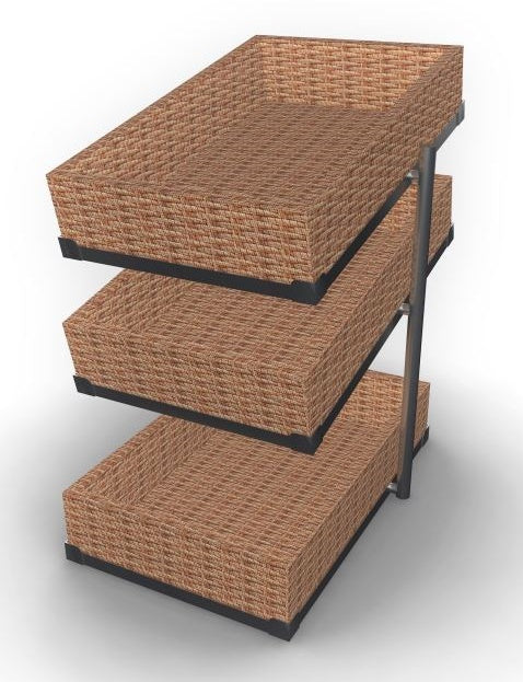 COMBISTEEL BREAD BASKET ETAGERE 3 HOOG SMAL 
