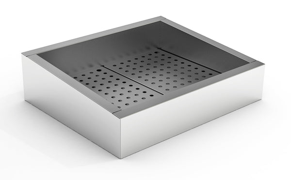 COMBISTEEL GROUND ICE CONTAINER SLOPED 2/1 GN AISI 304 WATER TAP ON THE OPERATING SIDE 