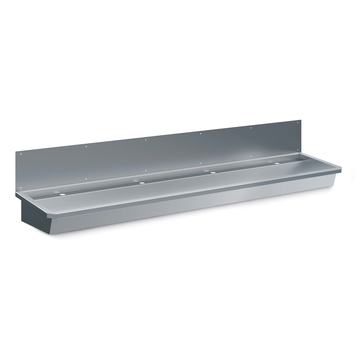 COMBISTEEL STAINLESS STEEL SINK 1 DRAIN TAP 2400MM DRAIN PLUG AND PROTECTIVE SCREEN INCLUDED 