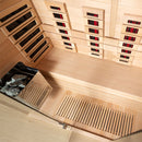 EAGO AWT Infrarotkabine E1250A-IR Hemlock 210x110 ohne Ofen