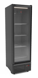 RÉFRIGÉRATEUR COMBISTEEL 1 PORTE VITRÉE NOIR 550L