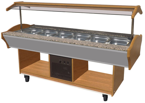 COMBISTEEL REFRIGERATED BUFFET GN 6/1
