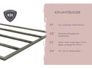 Karibu Saunahaus Skrollan 3 38 mm- 11 kW Bioofen ext. Strg- Milchglastür