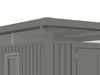 StarLine Metall Gerätehaus Modell Style 4,45 m² Spar-Set 2 Alu Grau