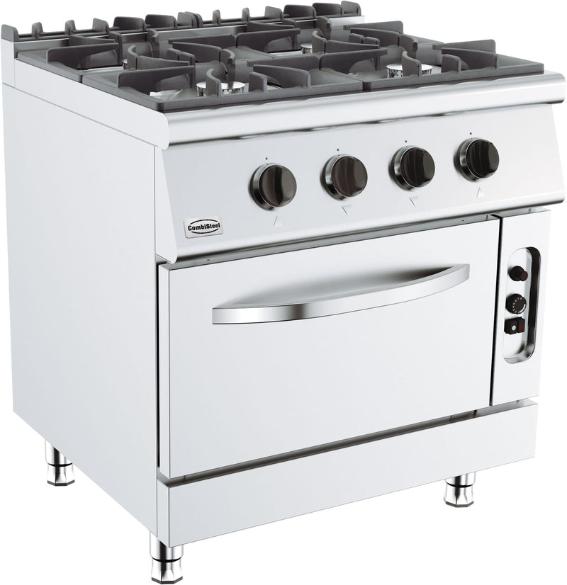 COMBISTEEL BASE 700 POÊLE À GAZ 4 CHAUFF. AVEC FOUR A GAZ 