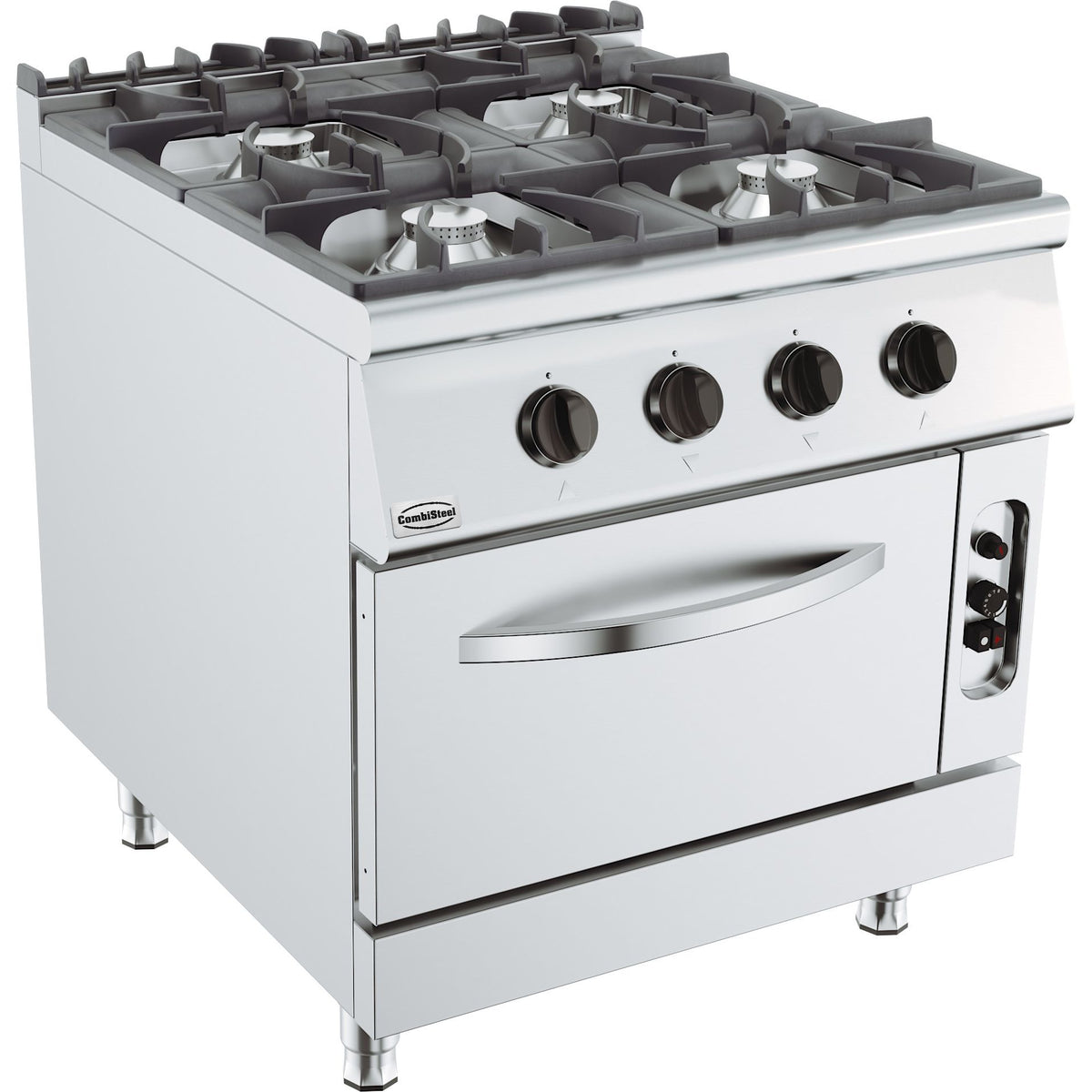 COMBISTEEL BASE 900 CUCINA A GAS 4 FUOCHI CON FORNO A GAS