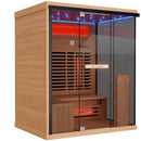 Tronitechnik Dewello Infrarotkabine KENORA 160cm x 120cm mit Salzsteinoptik