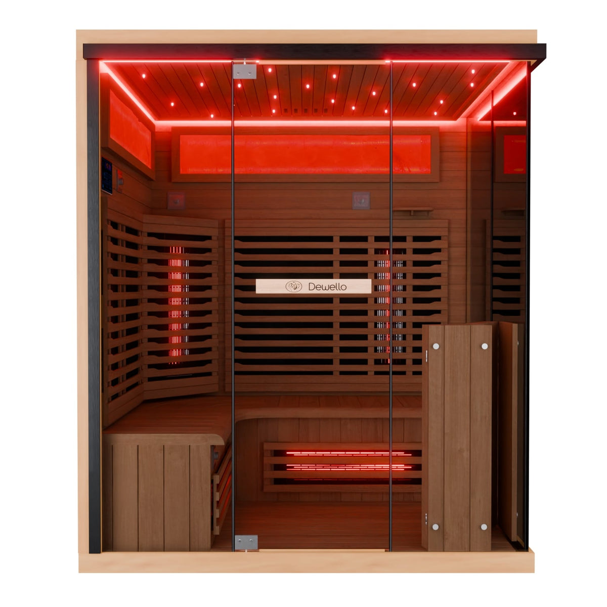 Dewello Infrarotkabine KENORA 160 cm x 120 cm