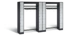 C+P Offene Garderobe, H1950xB2840xT480mm